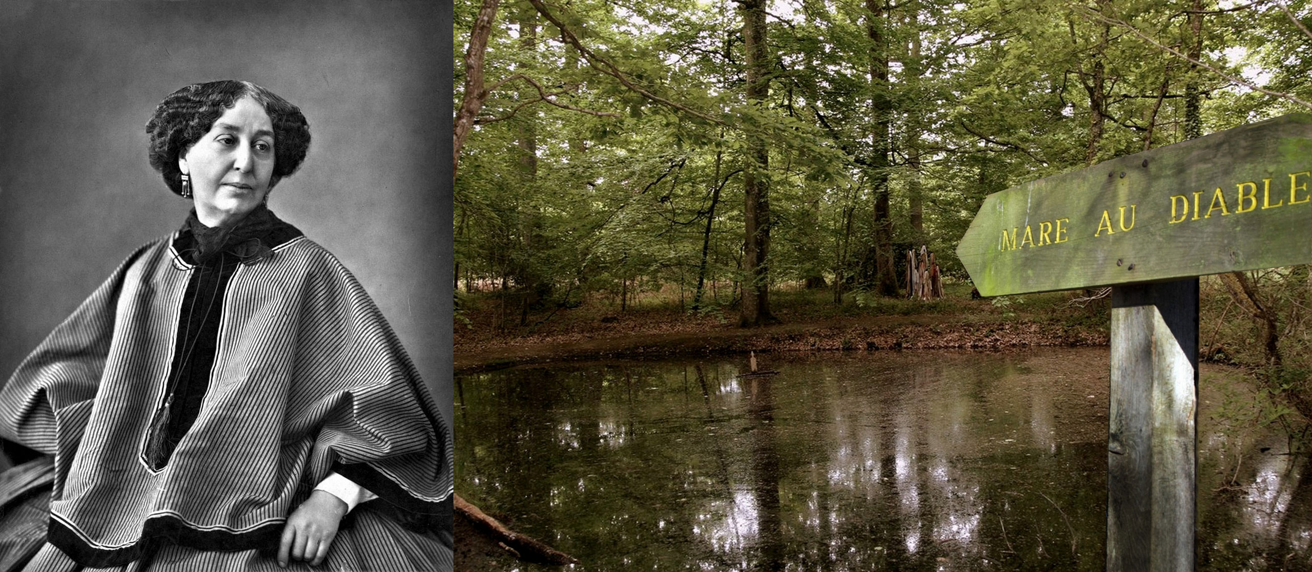 George Sand, la grande dame du Berry, et sa fameuse « mare au diable » (ou ce qu’il en reste aujourd’hui), située à seulement 17 km de Bommiers. <br><br>